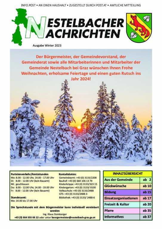 Nestelbacher Nachrichten Winter 2023