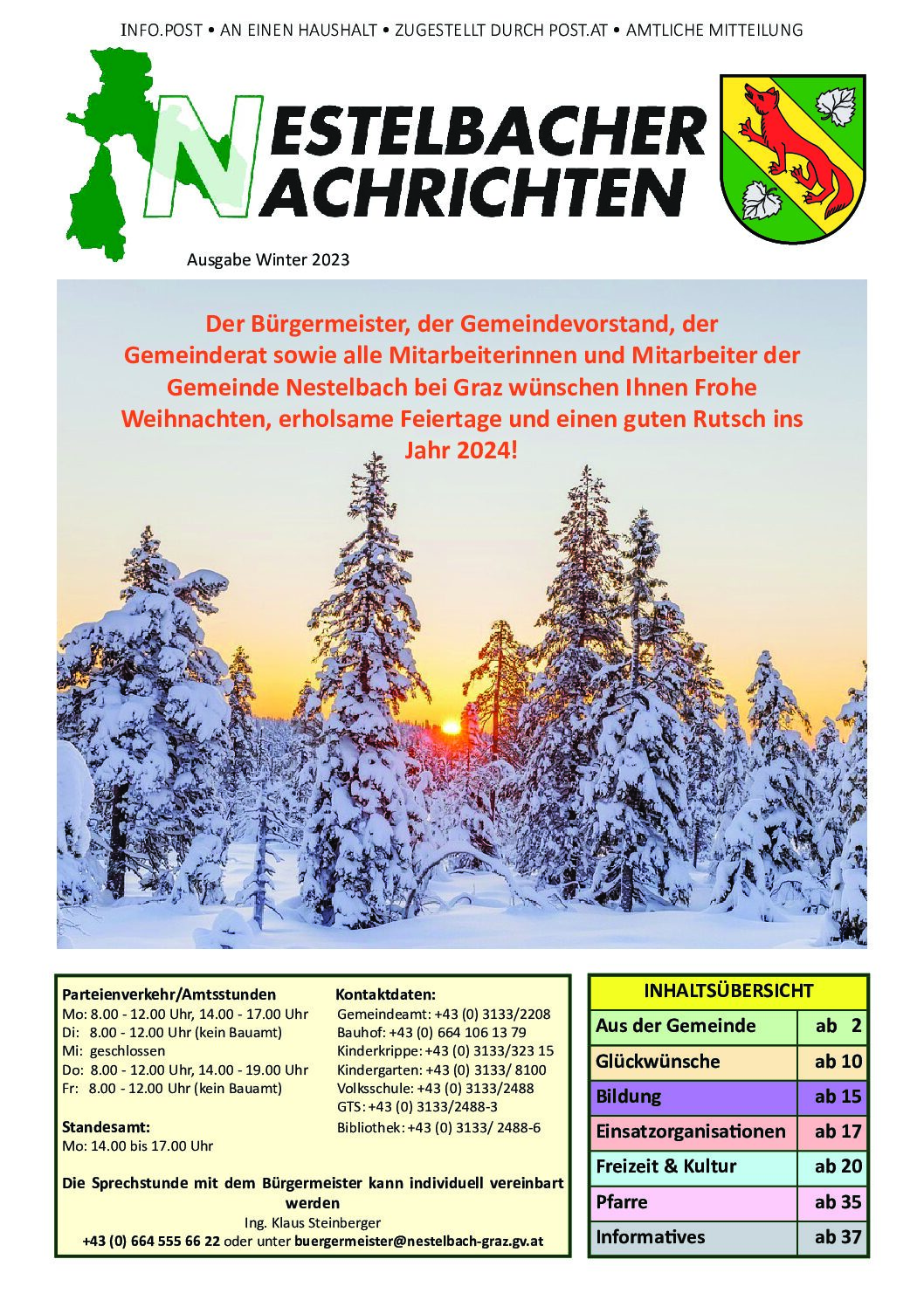 Nestelbacher Nachrichten Winter 2023