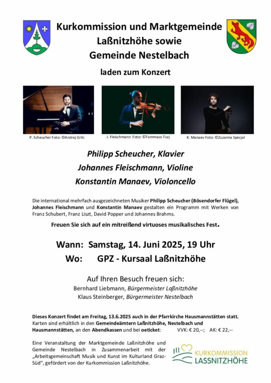 Flugblatt Konzert 14. Juni