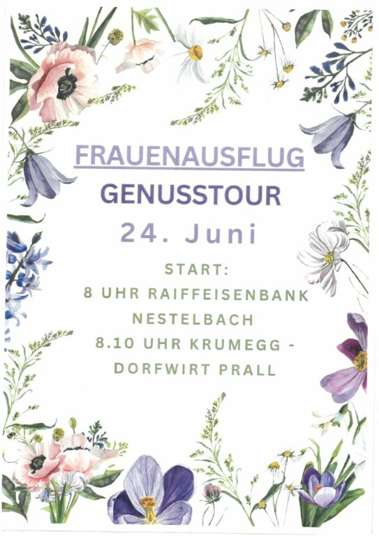 Frauenausflug Genusstour