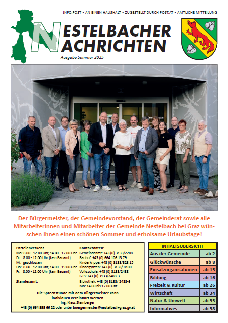 Nestelbacher Nachrichten Sommer 2025