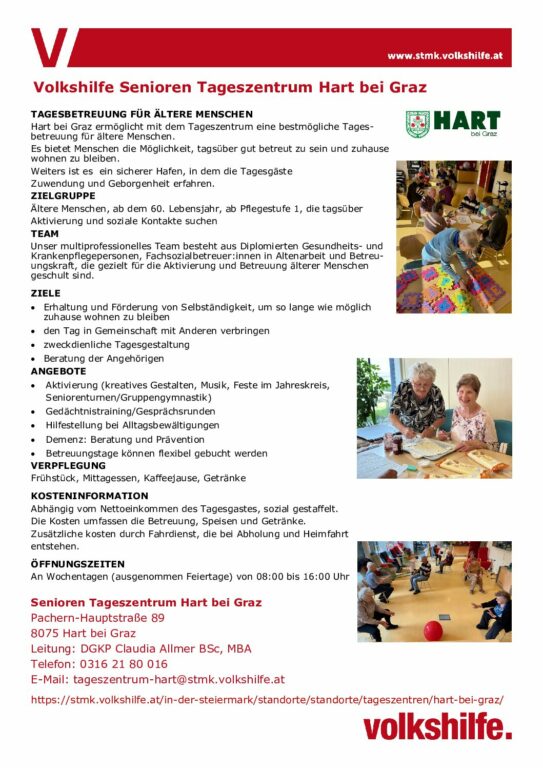 TZH Tageszentrum Folder für HP Umlandgemeinden