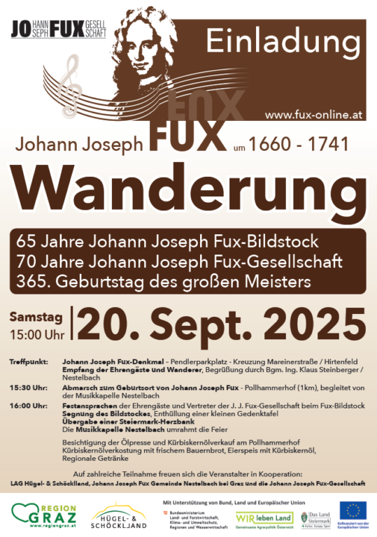 Johann Joseph Fux Wanderung neu