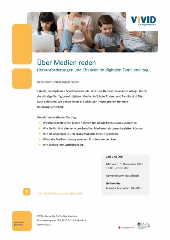 Elternvortrag Über Medien reden