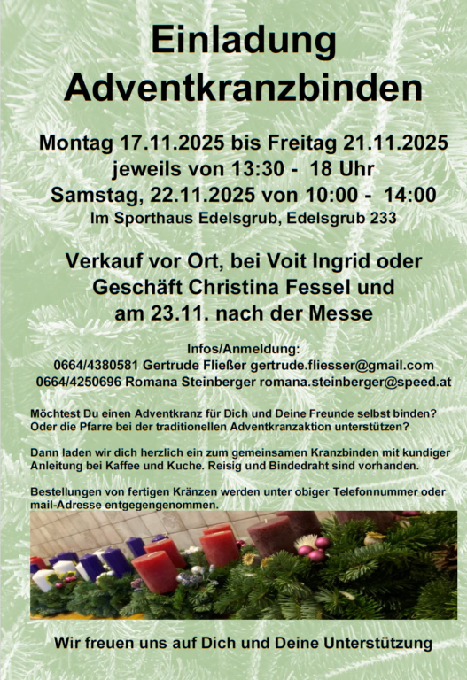 Adventkranzbinden+