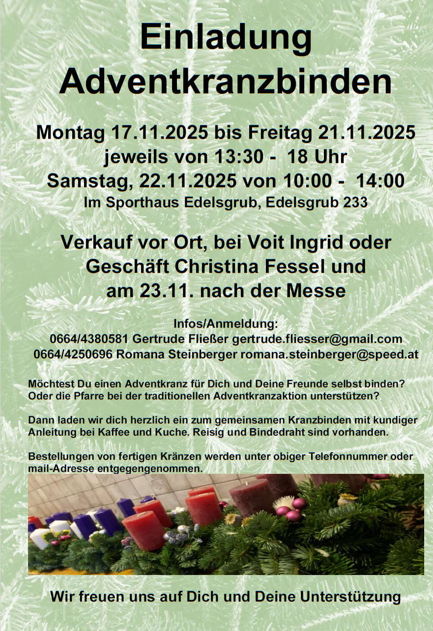 Adventkranzbinden+