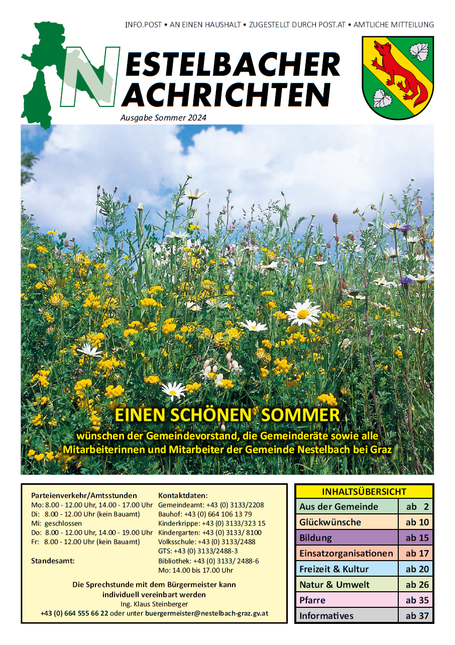 Nestelbacher Nachrichten Sommer 2024